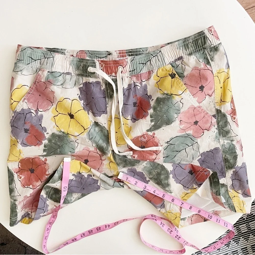 Banks Journal 7” Soho Flower Print Swim Board Short Men’s XL Lined